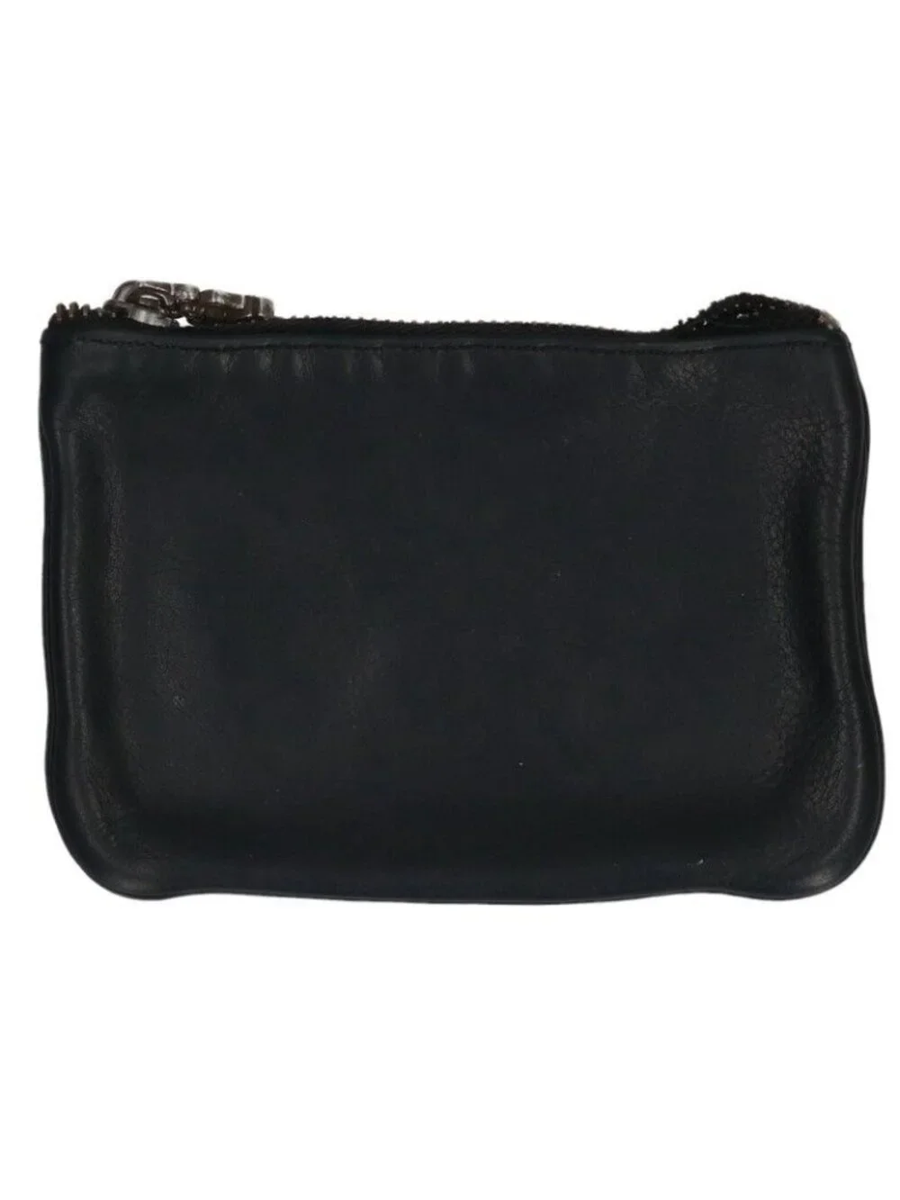 Chrome Hearts Zpr Chng Purse Change Cross Patch Daga Zip Coin Case